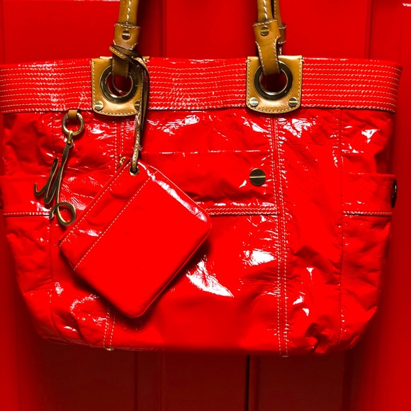 GORGEOUS MILLY TOTE/M-L/Orange-Fire Red - Picture 1 of 16